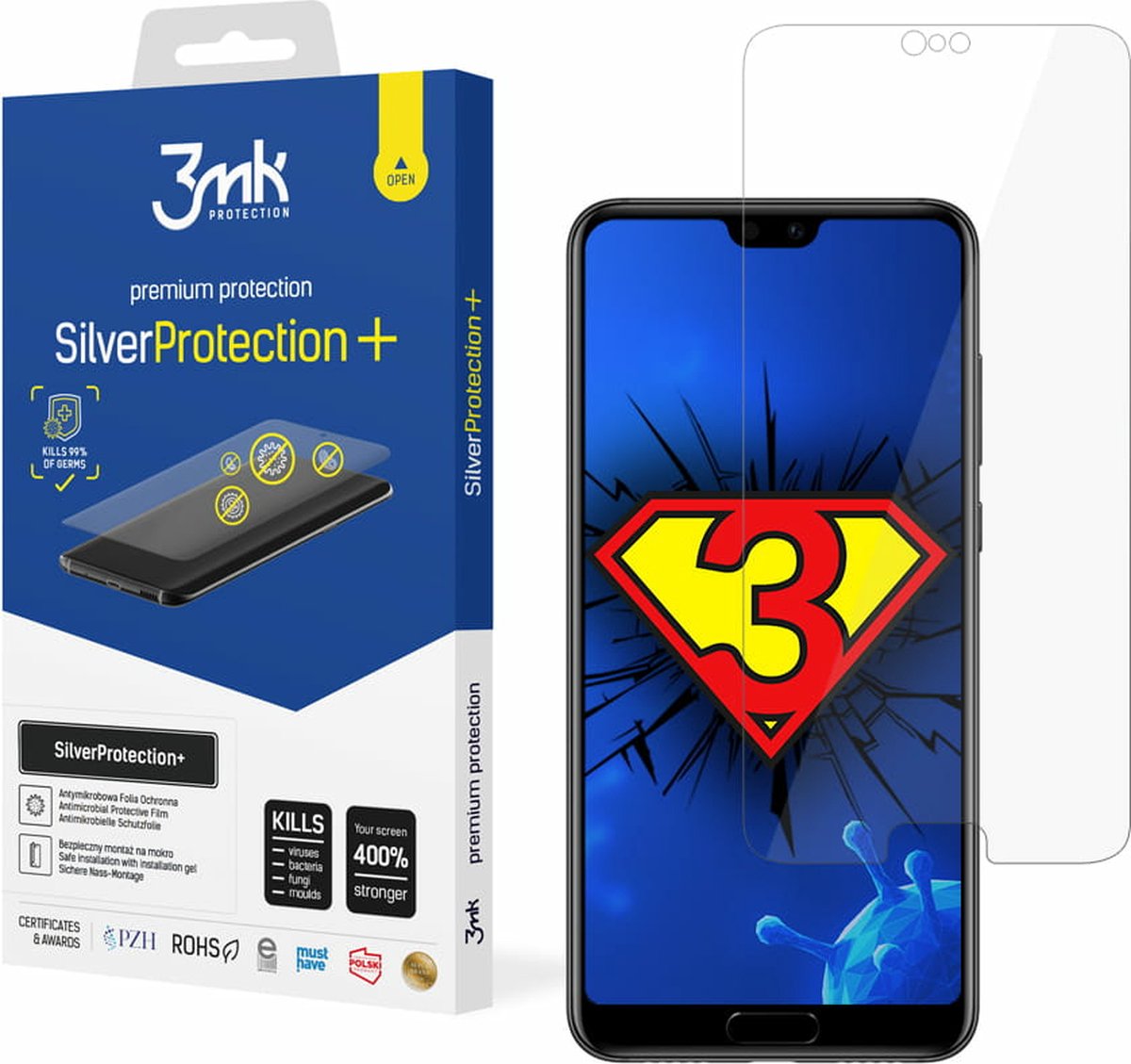 Huawei P20 Pro - 3mk ZilverProtection+