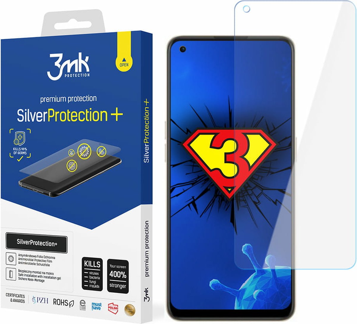 Oppo Reno 8 5G - 3mk SilverProtection+