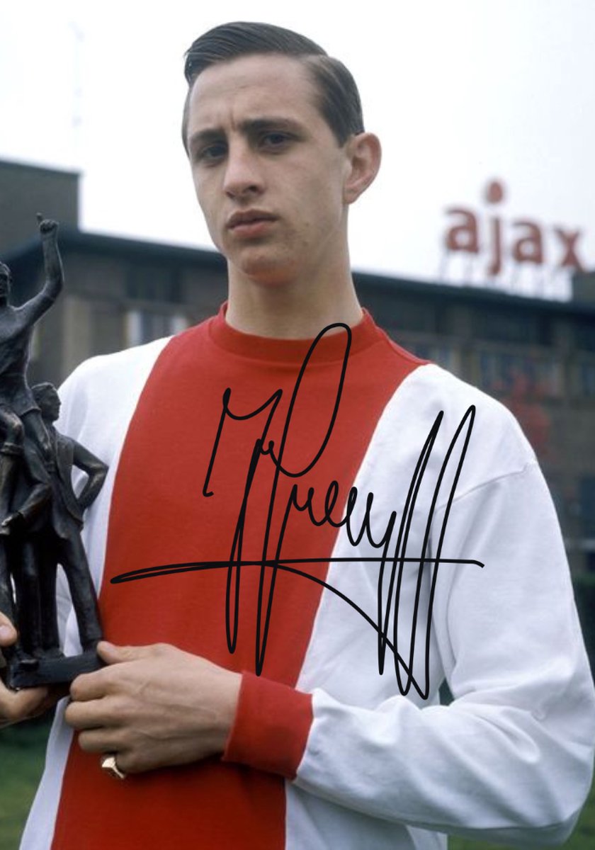 HWC Trading A4 Johan Cruyff Ajax Cadeaux imprimés photo