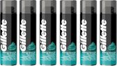 Gillette - Shaving Gel For Sensitive Skin - Voordeelverpakking 6 stuks
