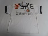 T shirt - Korte mouw - Wit , grijst - Internet - 2 jaar 86