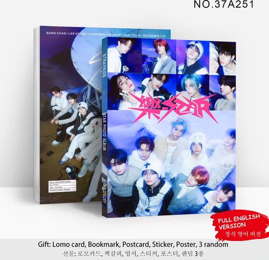 Foto: Kpop idol stray kids rock star photobook variant 1 fotobook 