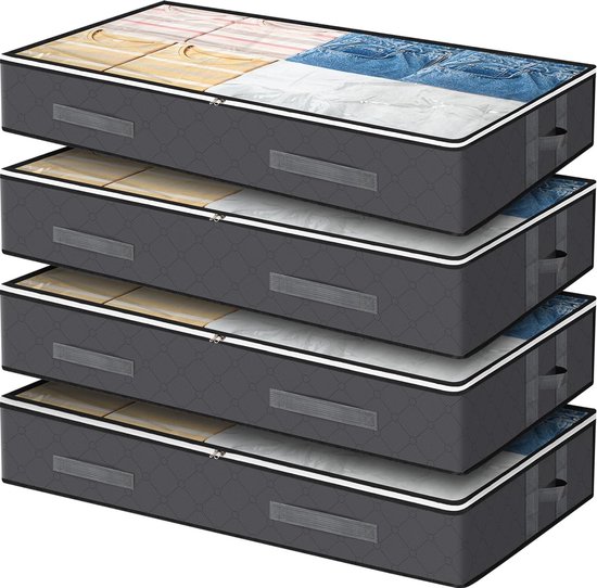 Opbergdozen voor onder het bed - Set van 2 stuks