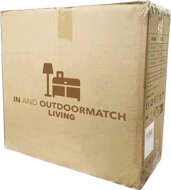 In And OutdoorMatch Staandrek Winifred - Bamboe - Hoekrek - 80x23x23 cm - Stijlvolle uitstraling