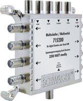 Schwaiger - 715200 - Satellietsignaal Multischakelaar - Tot 8 Signalen - Quattro LNB