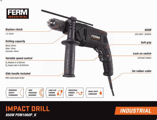 Makita MT M8101 Klopboormachine 16mm 230V