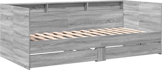 vidaXL-Slaapbank-met-lades-75x190-cm-bewerkt-hout-grijs-sonoma-eiken