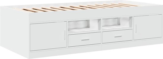vidaXL-Slaapbank-met-lades-90x200-cm-bewerkt-hout-wit