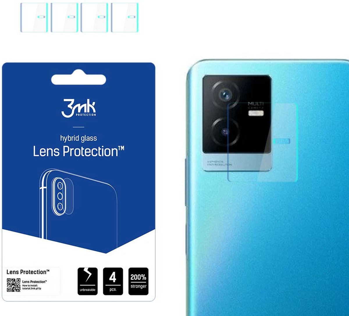 Vivo Y73T - 3mk Lens Protection