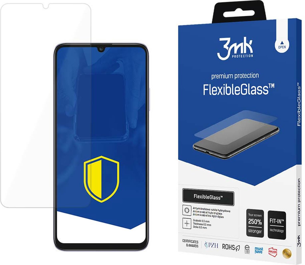 3Mk Flexibele Glas Voor Honor Play 40 Plus Hybride Glas 100% Veiligheid