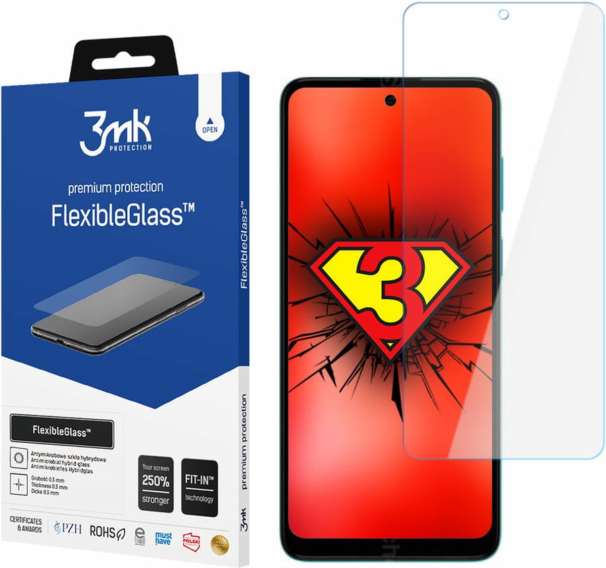 Motorola Moto E22s - 3mk FlexibleGlass