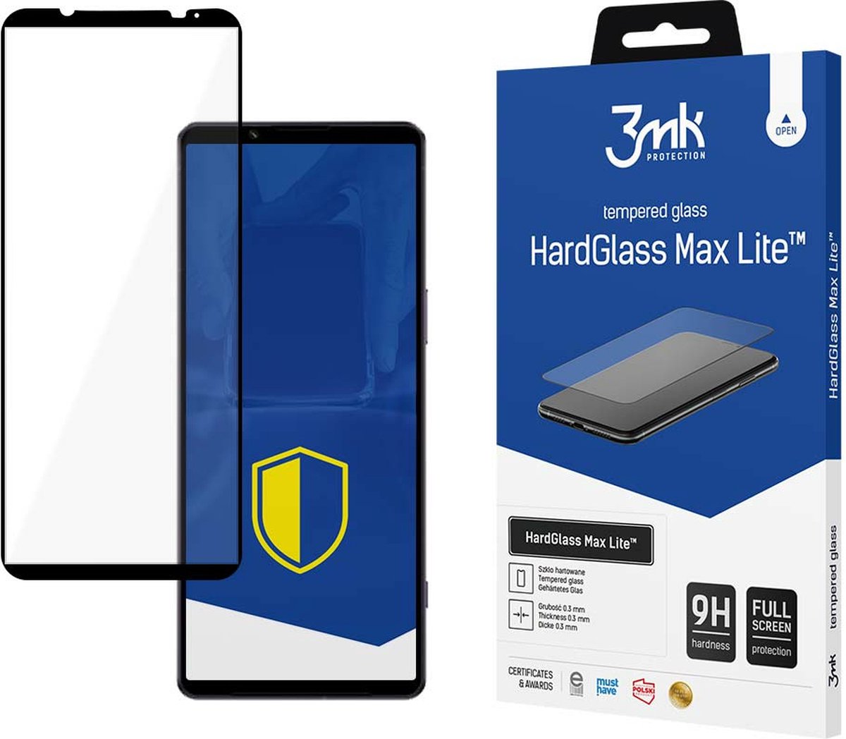 Sony Xperia 1 V - 3mk HardGlass Max Lite