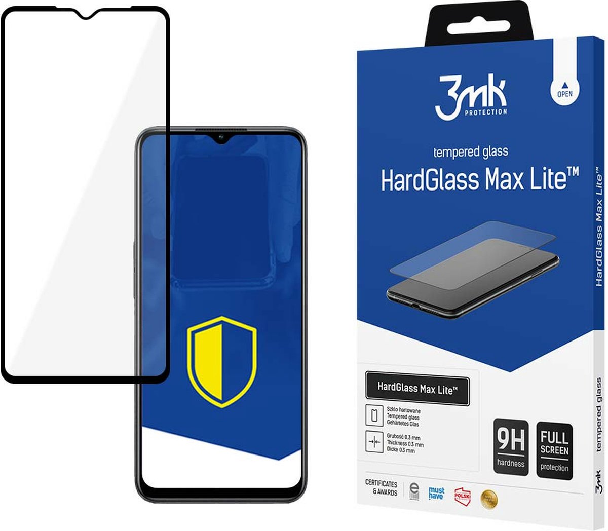 Oppo A78 5G - 3mk HardGlass Max Lite