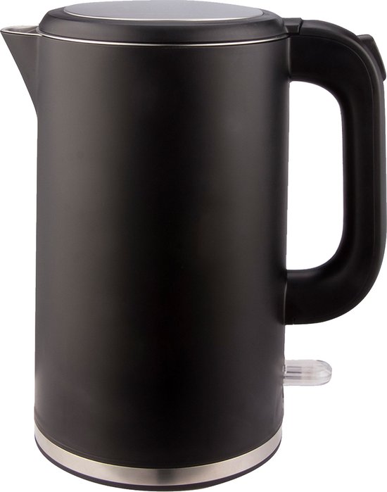 KUMTEL HMK-04 Elektrische Waterkoker | Retro | Waterkokers | 1,7L | 2200W | Zwart