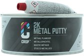 CROP 2K Metaal Plamuur 750ml - Voor Metaal • Staal • Aluminium • IJzer - Auto plamuur - Grijs - Met verharder