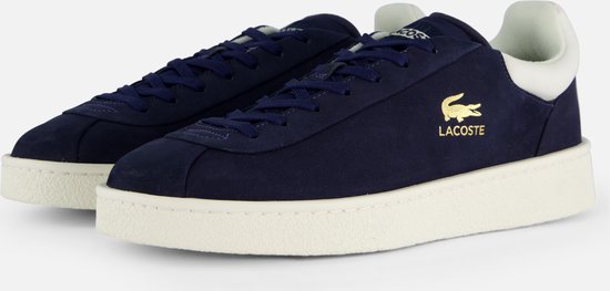 Lacoste Baseshot Premium Lage sneakers - Heren - Blauw - Maat 43