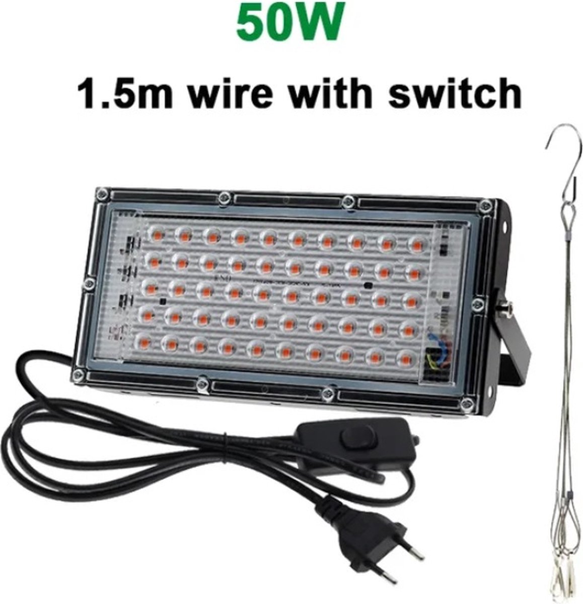 Led Grow Light Phyto Lamp Voor Plant Light 50W Hydrocultuur Groeisysteem Broeikasbloempitten Kweekverlichting