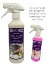 Nano Cera Indoor Coating - Keramische coating voor badkamer - keuken en sanitair. Nu met gratis Flacon Nano Cera Reiniger Anti Kalk
