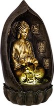 STILISTA Water Fontein - Boeddha - Buddha - Buiten Ornament - Tuindecoratie - 35 x 29 x 64 cm