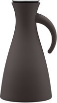 Eva Solo - Thermoskan Vacuüm 1 liter Chocolate - Bruin - Glas - Siliconen - Roestvast Staal