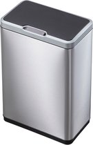 EKO - Mirage recycler Sensor Bin 20+20 ltr, EKO - Stainless steel Plastic - mat RVS, zwart