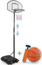 Infantastic - Mobiele basketbalkorf op paal - Incl. bal en pomp - in hoogte verstelbaar 148-200