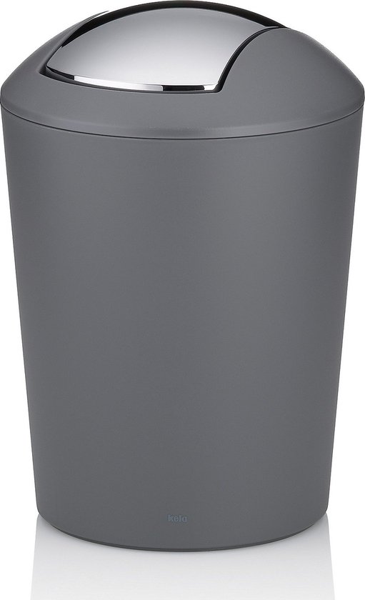 Marta Afvalemmer Swing - 1,7 liter - Grijs - Kela