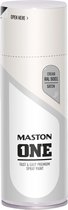 Maston ONE - spuitlak - zijdeglans - crèmewit (RAL 9001) - 400 ml