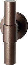Deurkruk op rozet - Brons Kleur - RVS - GPF bouwbeslag - Hipi Deux+ GPF3047.A2-00, Bronze blend