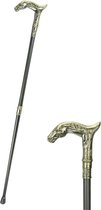 Wandelstok - Ondersteuning en Stabiliteit - Wandelen - Paardenkop Decoratie - Aluminium Wandelstokken - Lichtgewicht - Duurzaam - Hoge Kwaliteit - 93cm
