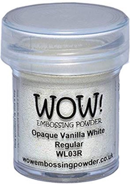 Foto: Wow embossing poeder 15 ml vanilla white opaque