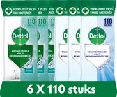 Dettol Doekjes Oceaan Hygienisch - 110st - 6 Stuks - Voordeelverpakking