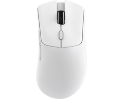ATTACK SHARK R1 Draadloze Gaming Muis - Wired/2.4G/BT5.2 - Lichtgewicht 59G - PAW3311 - 18000DPI - Wit