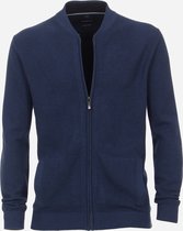 CASA MODA comfort fit vest - blauw - Maat: 5XL