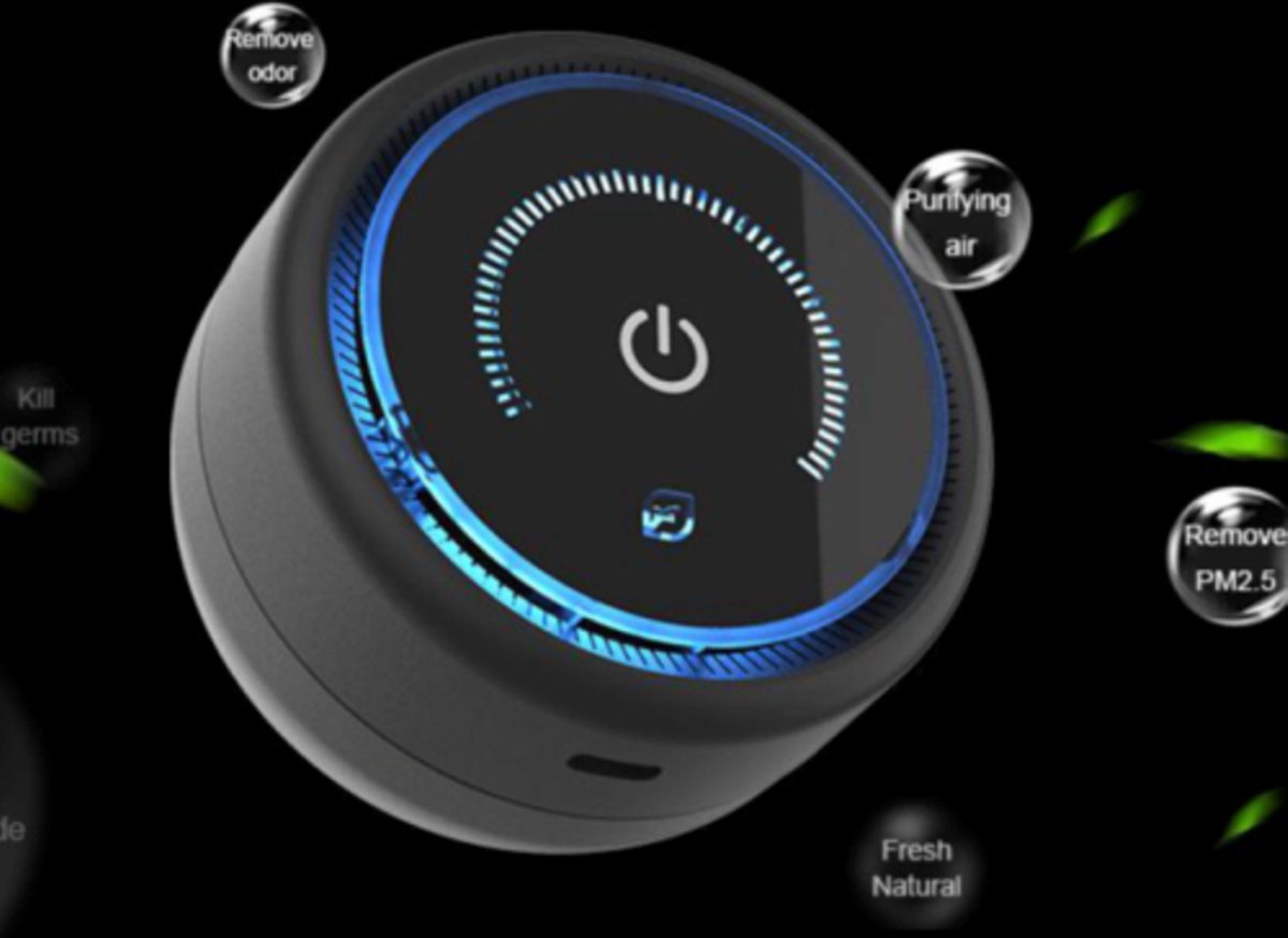Goedkoopste Air-Born Auto Boot Camper UVC Luchtsterilisator-reiniger, vernietigd alle ziektekiemen zoals virussen, bacteriën, schimmels en pollen. Verwijdert nare geuren ook rook. 5Volt-USB. 2 jaar garantie.