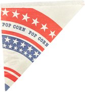 MisterFunFood Popcorn zakjes 100 stuks papieren uitdeelzakjes