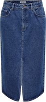 Only Rok Onlbianca Midi Skirt Dnm Rea Noos 15319268 Medium Blue Denim Dames Maat - XL