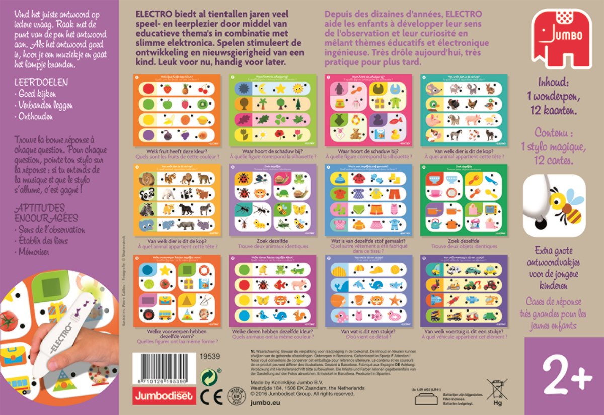 Jumbo - Electro Wonderpen - Ontdek Vormen & Kleuren - Educatief spel - Vanaf 2 jaar — afbeelding 10
