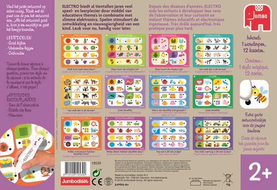 Jumbo - Electro Wonderpen - Ontdek Vormen & Kleuren - Educatief spel - Vanaf 2 jaar