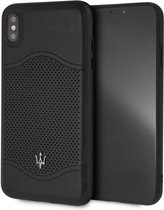 IPHONE XS/X - GENUINE LEATHER BLACK TRADITION COLLECTION - MASERATI