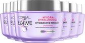 L’Oréal Paris Elvive Hydra Hyaluronic Haarmasker - Hydraterend Met Hyaluronzuur - 6 x 300 ml