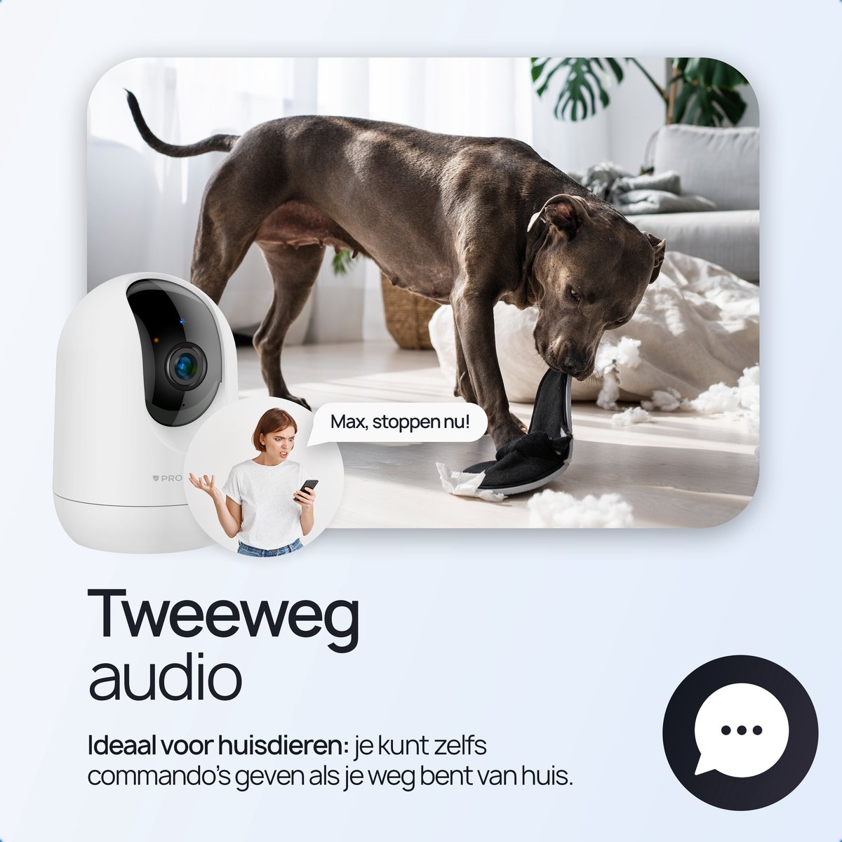 Protectly 2K binnenbeveiligingscamera met 64GB SD en app thumbnail 5