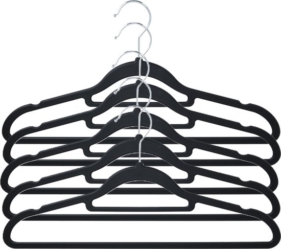 Brede Kleerhangers - 10 stuks kastorganisatorhangers met Brede Kleerhangers - 10 stuks kastorganisatorhangers met