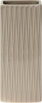 Waterverdamper radiator - beige - met relief - kunststeen - 18 cm - luchtbevochtiger