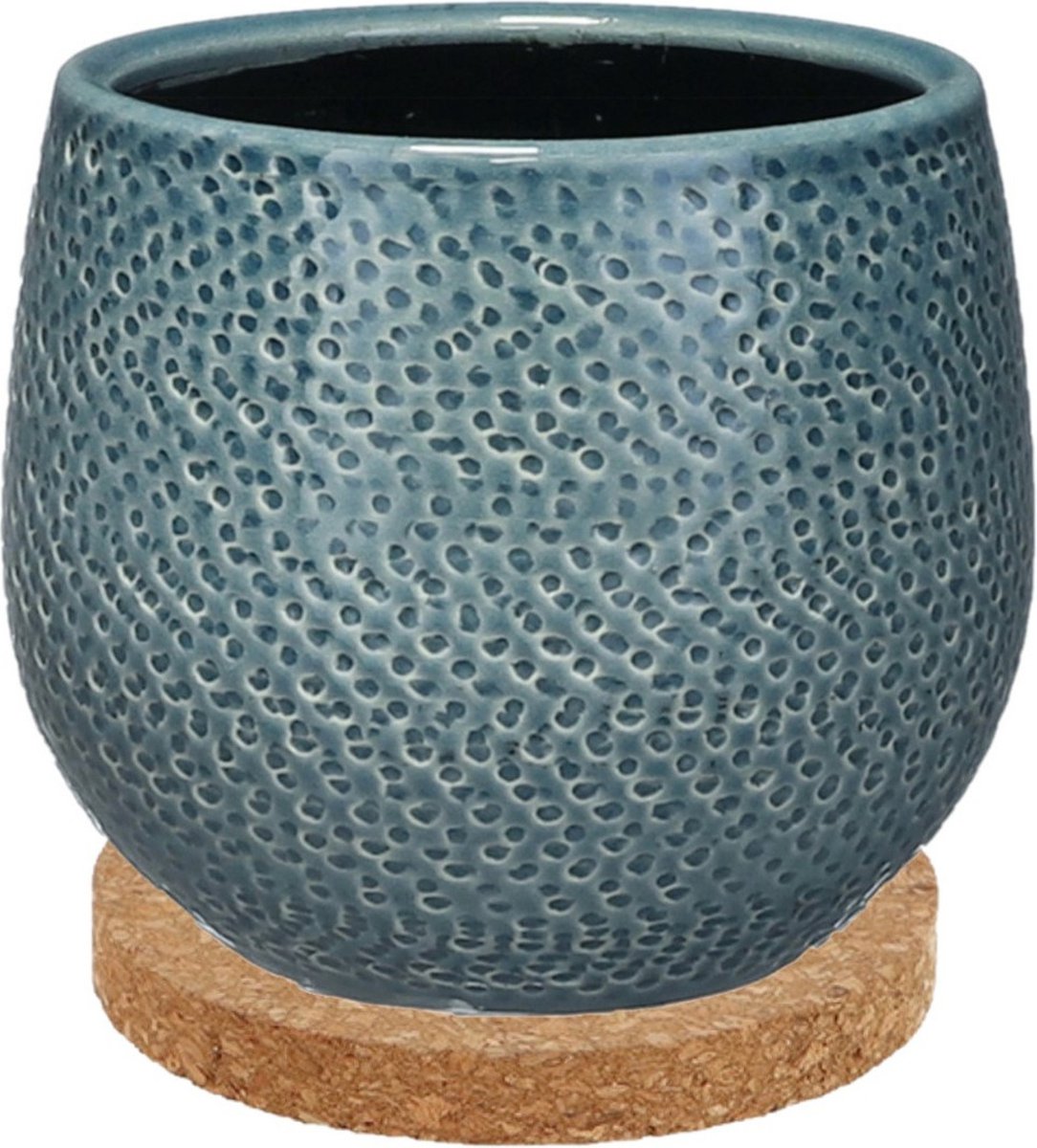 Esschert Design plantenpot onderzetter - 4x - van kurk - D10 x 1 cm - voorkomt kringen - vloer bescherming — cadeau in Cadeau-ideeën - foto 5