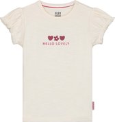 Play All Day peuter T-shirt - Meisjes - Dark Off-White - Maat 80