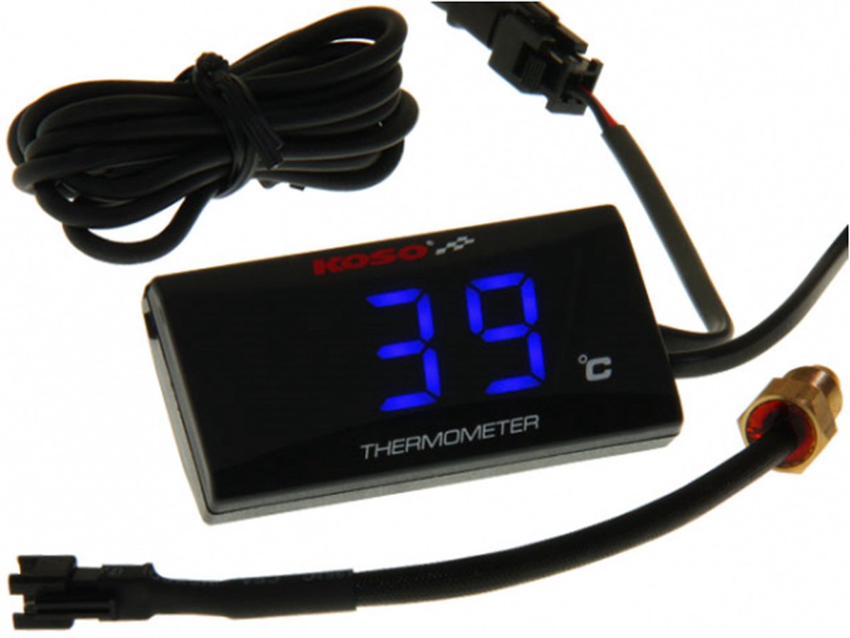 Temperatuurmeter Koso Super Slim Style 0-120 graden