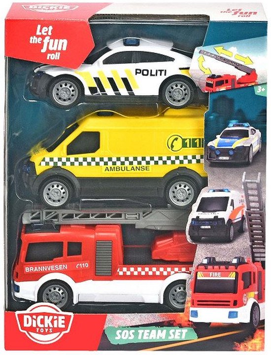 Hulpdienst-speelgoedautootjes