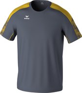 Erima Evo Star T-Shirt Heren - Grijs / Geel | Maat: 3XL