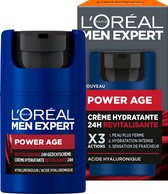 6x L'Oréal Paris Men Expert Power Age - Hydraterende Gezichtscrème tegen Huidveroudering - 50 ml - Dagcrème - 300ml